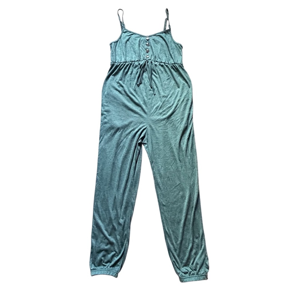 Shein | Olive Green Maternity Jumpsuit - Picture 6 of 9